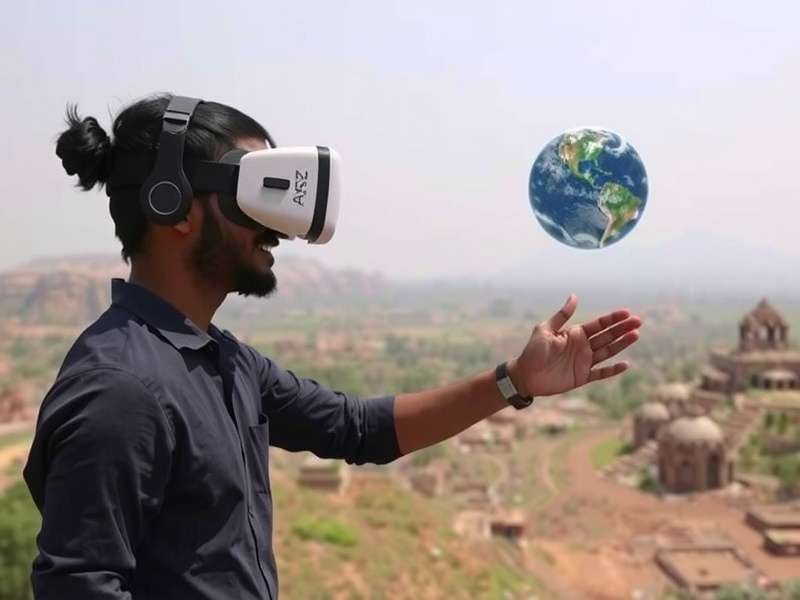 Planet Preservation VR gameplay in Indian landscape